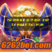 THỐNG KÊ KẾT QUẢ XSTT4 ngày thứ năm