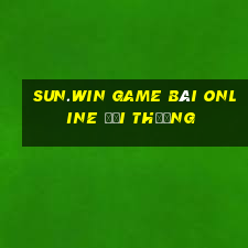 Sun.Win Game Bài Online Đổi Thưởng