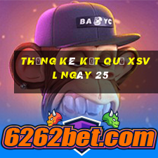 THỐNG KÊ KẾT QUẢ XSVL ngày 25