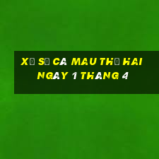 xổ số cà mau thứ hai ngày 1 tháng 4