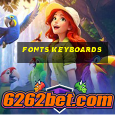 fonts keyboards