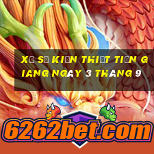 xổ số kiến thiết tiền giang ngày 3 tháng 9