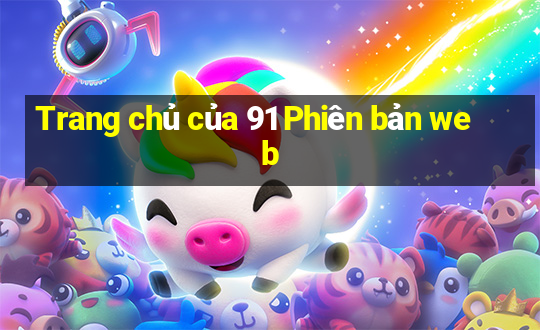 Trang chủ của 91 Phiên bản web