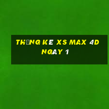 Thống kê XS Max 4D ngày 1