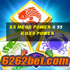 xs mega power 6 55  kqxs power