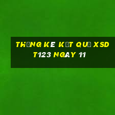 THỐNG KÊ KẾT QUẢ XSDT123 ngày 11