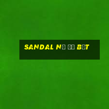 sandal nữ đế bệt