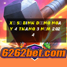 xổ số bình dương ngày 4 tháng 3 năm 2024