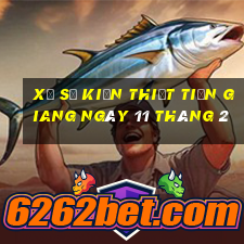 xổ số kiến thiết tiền giang ngày 11 tháng 2