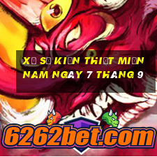 xổ số kiến thiết miền nam ngày 7 tháng 9