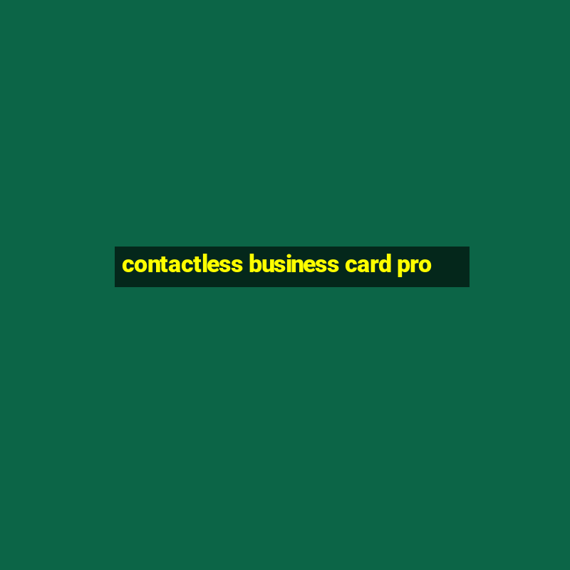 contactless business card pro