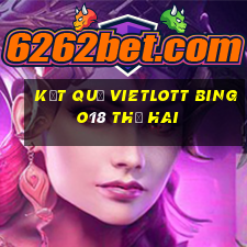 Kết quả vietlott Bingo18 thứ hai