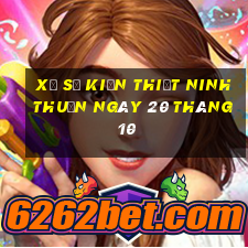 xổ số kiến thiết ninh thuận ngày 20 tháng 10