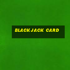 blackjack card