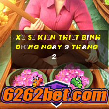 xổ số kiến thiết bình dương ngày 9 tháng 2