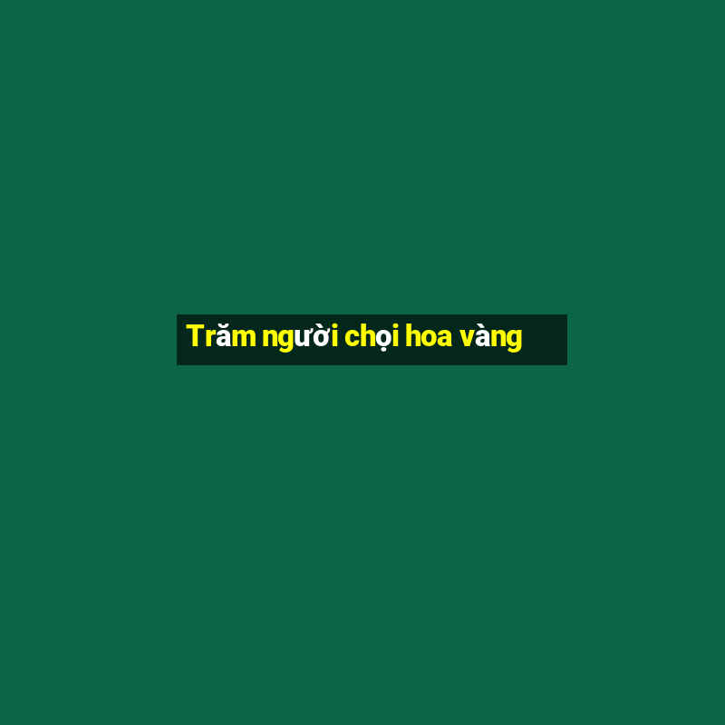 Trăm người chọi hoa vàng