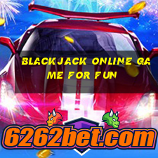 blackjack online game for fun