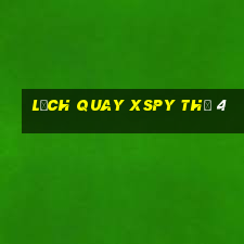 Lịch quay XSPY Thứ 4