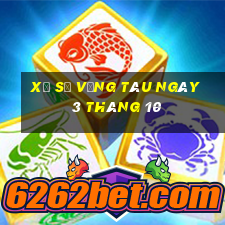 xổ số vũng tàu ngày 3 tháng 10