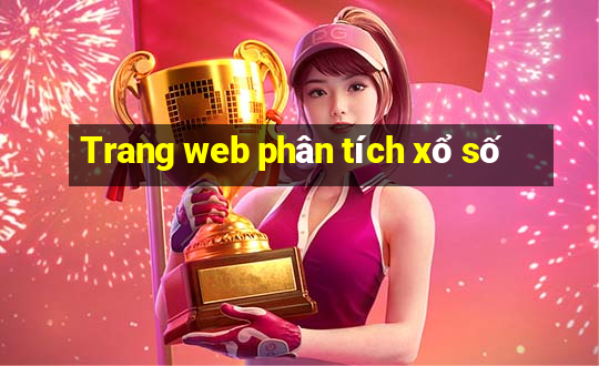 Trang web phân tích xổ số