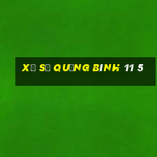 xổ số quảng bình 11 5