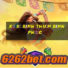 xổ số bình thuận bình phước