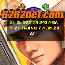 xổ số sóc trăng ngày 27 tháng 7 năm 2002