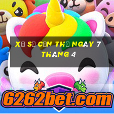 xổ số cần thơ ngày 7 tháng 4