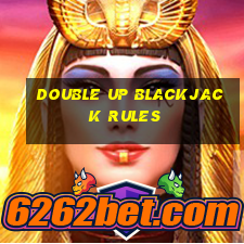 double up blackjack rules