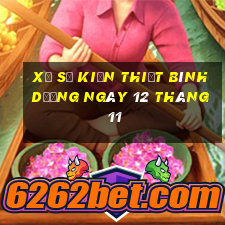 xổ số kiến thiết bình dương ngày 12 tháng 11