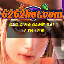 các cổng game bài đổi thưởng