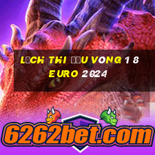 lịch thi đấu vòng 1 8 euro 2024