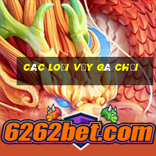 các loại vảy gà chọi