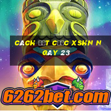 Cách đặt cược XSHN ngày 23