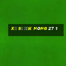 xổ số đắk nông 27 1