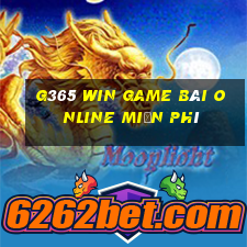 G365 Win Game Bài Online Miễn Phí