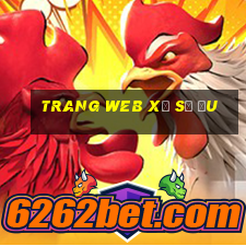 Trang web xổ số ưu