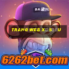 Trang web xổ số ưu