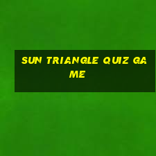 sun triangle quiz game