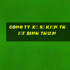 công ty xổ số kiến thiết bình thuận