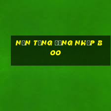 Nền tảng đăng nhập BOO