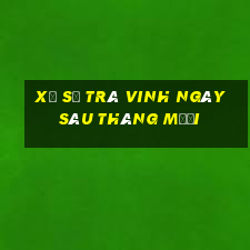 xổ số trà vinh ngày sáu tháng mười