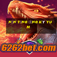 Nền tảng đăng ký Yum